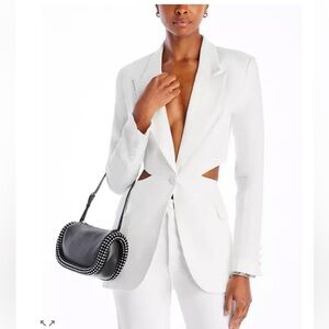 Bardot white Linen  Women's Suit Jacket